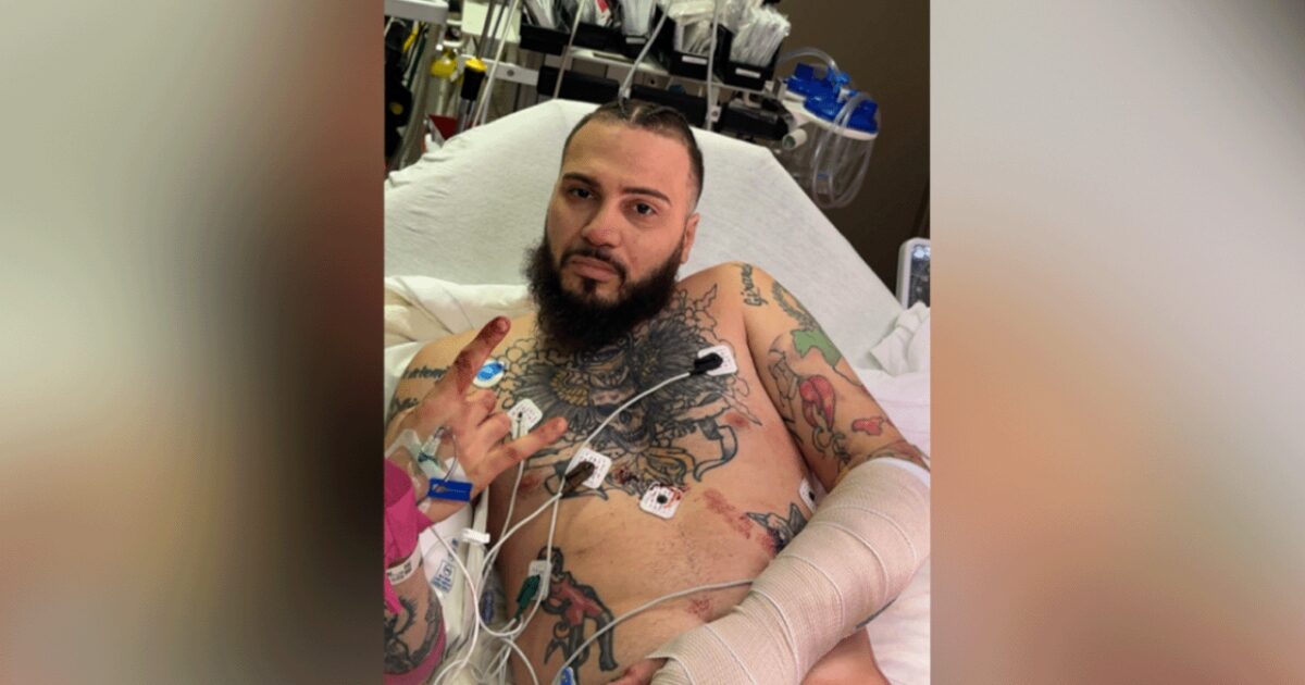 Child predator-catching influencer charged after being stabbed during confrontation at NY Tim Hortons