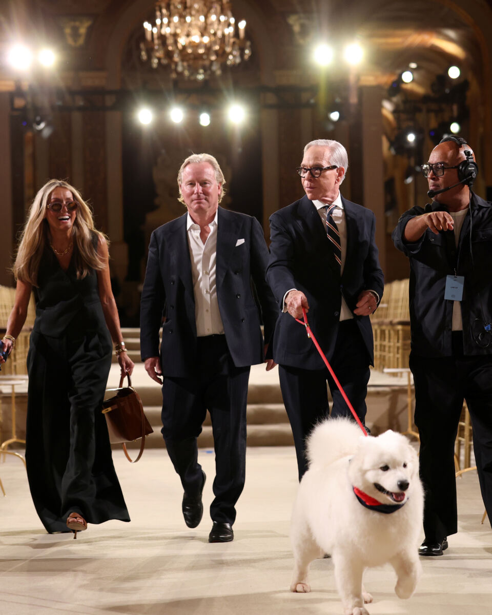 Did Taylor Swift and Travis Kelce’s dog Wendy just make her runway debut?
