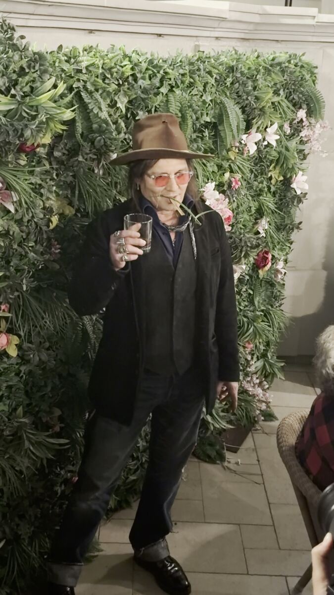 Johnny Depp eats decorative plant at Las Vegas party in bizarre video