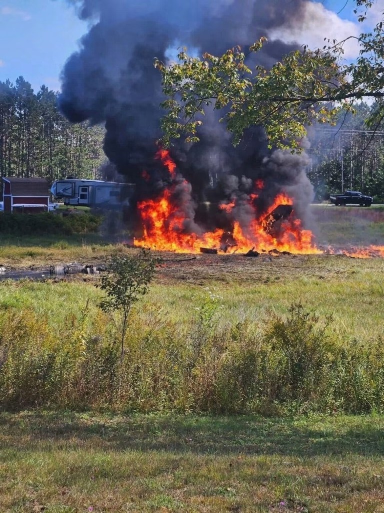 F-16 fighter jet crashes in Michigan — as wingman’s frantic call hints at cause: ‘Gonna have to get out’