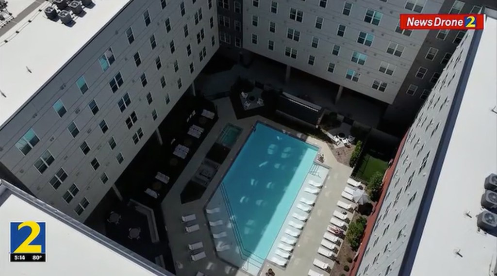 University of Georgia student falls out of 8th-floor apartment window while dancing on sofa — and survives