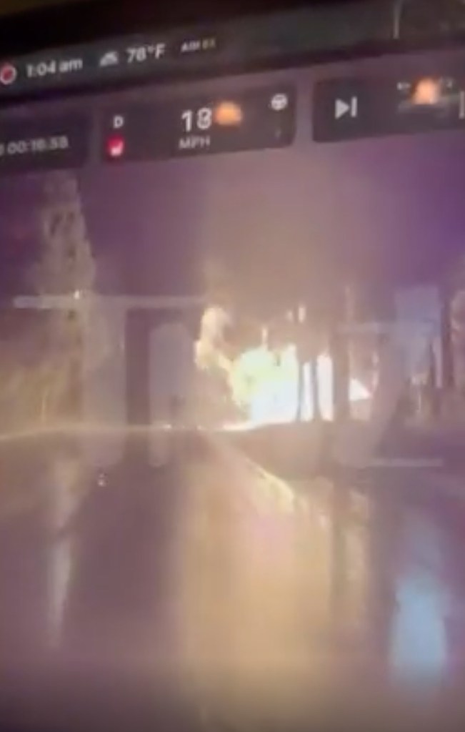 Horrific moment car influencer’s McLaren bursts into flames in deadly crash caught on video