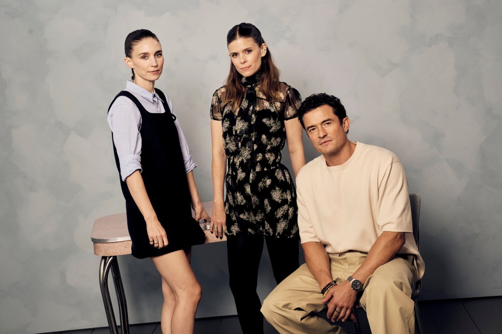 Orlando Bloom gets candid about intimate threesome scene with real-life sisters Rooney and Kate Mara