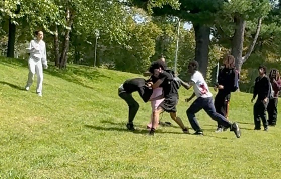 Disturbing video captures bloody Westchester college campus stabbing with 3 students injured