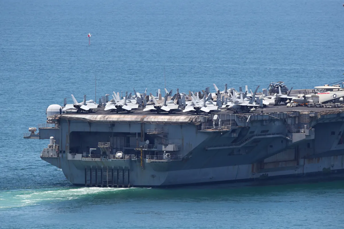 Heartbreaking text message sailor sent wife before jumping off USS Abraham Lincoln