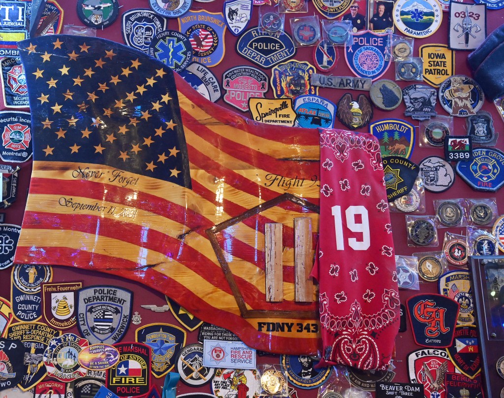 How a downtown Manhattan bar turned into a vibrant tribute to more than 7K first responders after 9/11