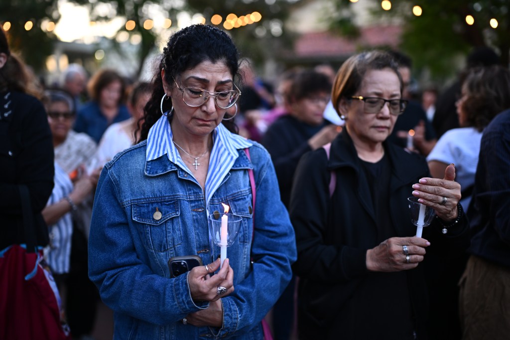 Emotional vigil held for NBC reporter and others killed in helicopter and Metro bus crash
