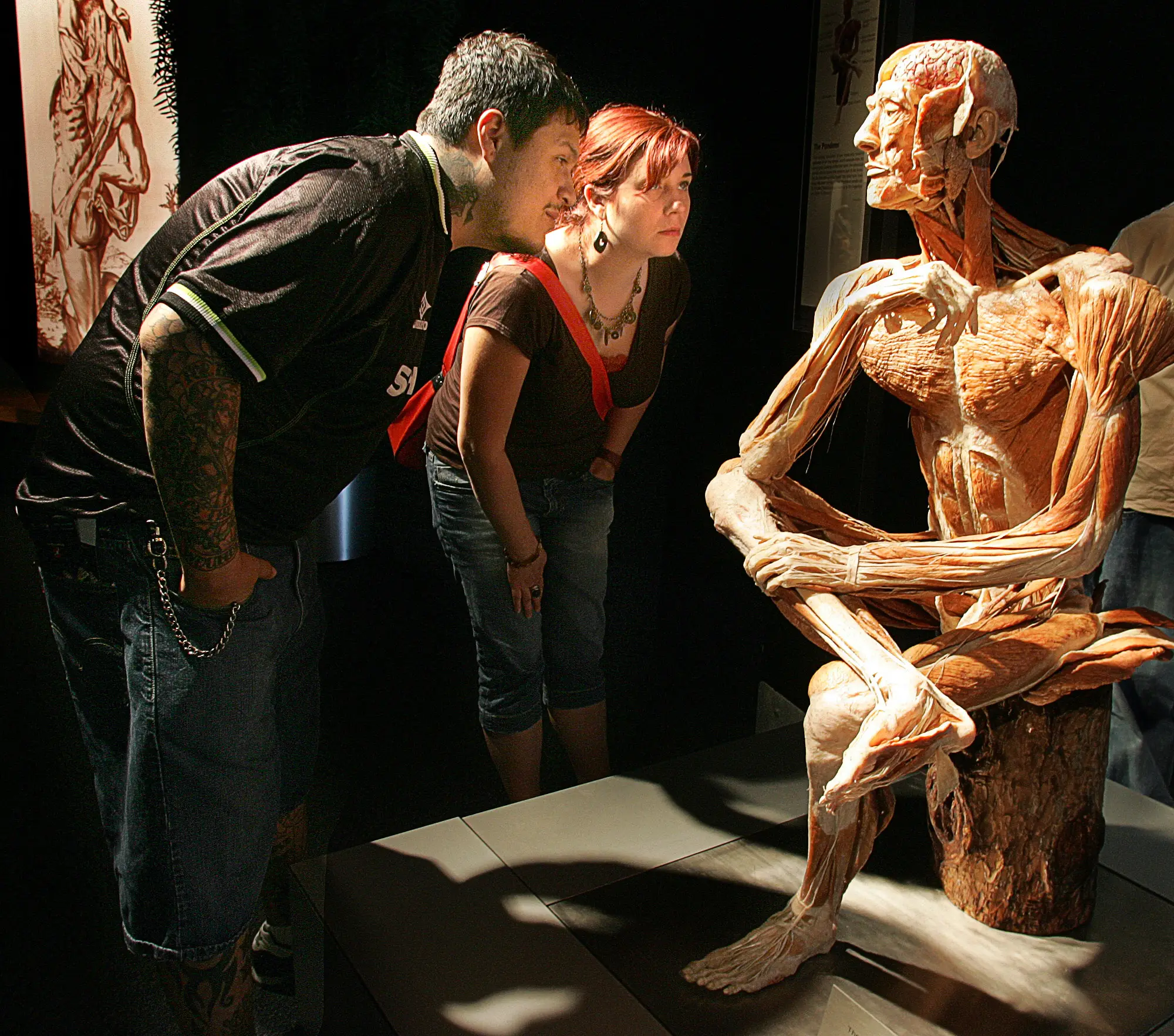 Organisers slammed as dead bodies having sex put on display