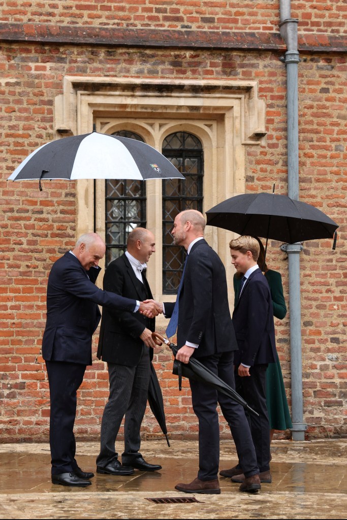 Prince William and Kate Middleton drop off Prince George, 13, for first day at Eton College