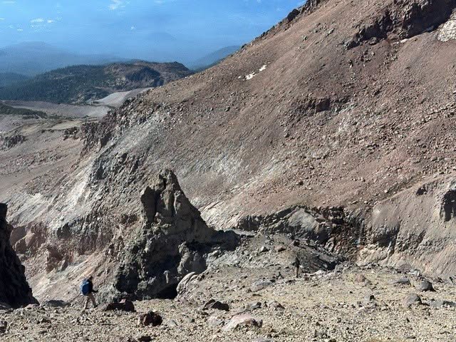 Friends trapped 11,000ft up notoriously dangerous California volcano after moronic mistake