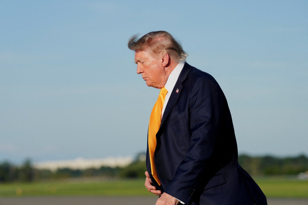 President Trump debuts new brown hairdo — and people are shocked