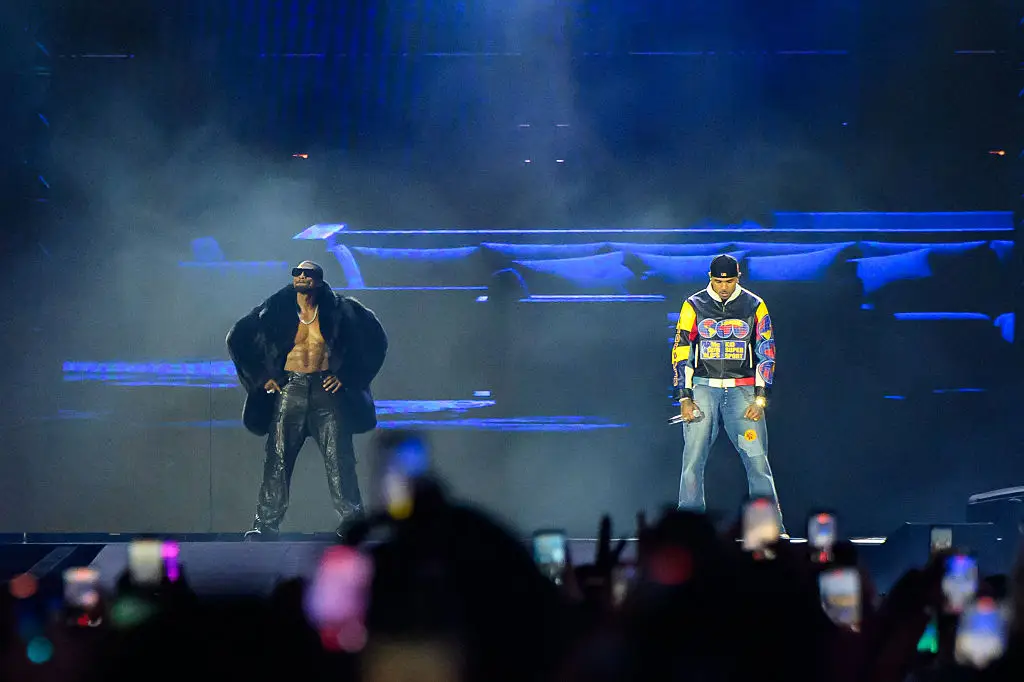 Chris Brown called out over ‘gross’ on-stage encounter with fan as people say it ‘goes too far’