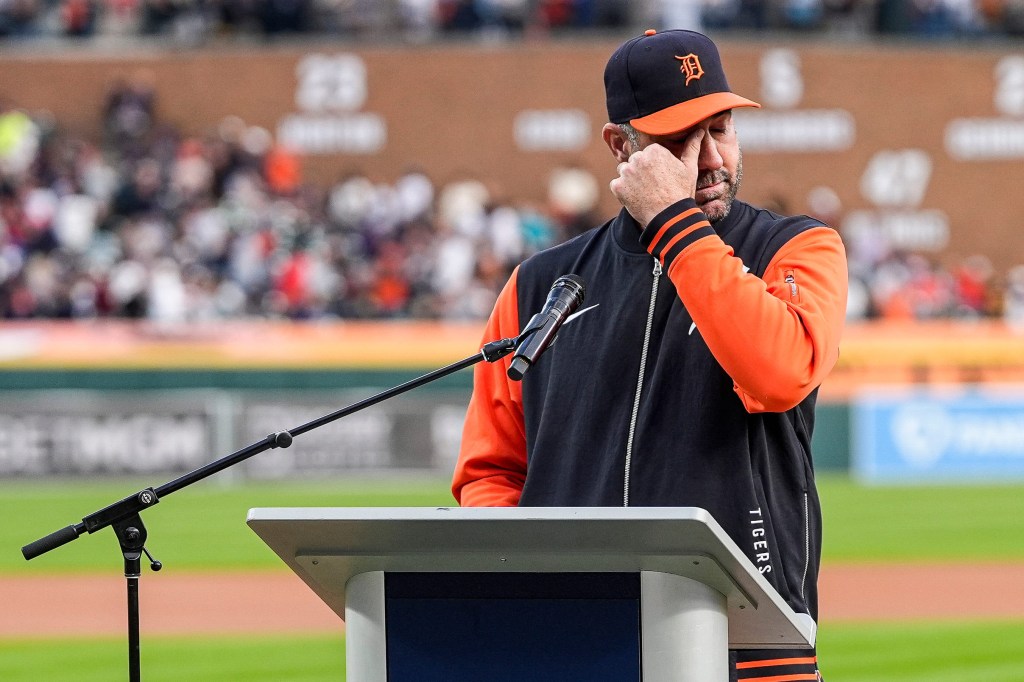 Justin Verlander shares emotional Tigers retirement moment with wife Kate Upton