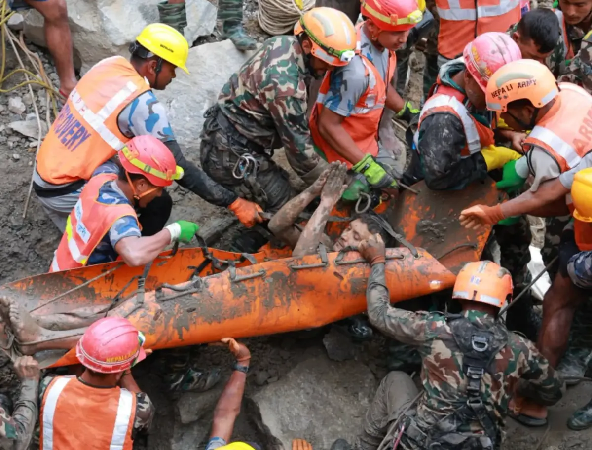 Two men pulled alive from Nepal tunnel after 9 days as rescuers share what they heard inside