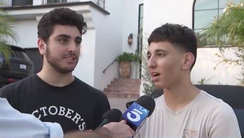 Hero brothers charge into inferno at California care home to save trapped seniors