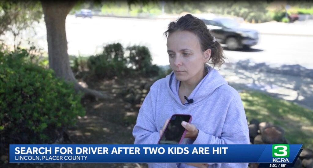 Two kids rushed to hospital after being mowed down by driver while on electric scooters in California