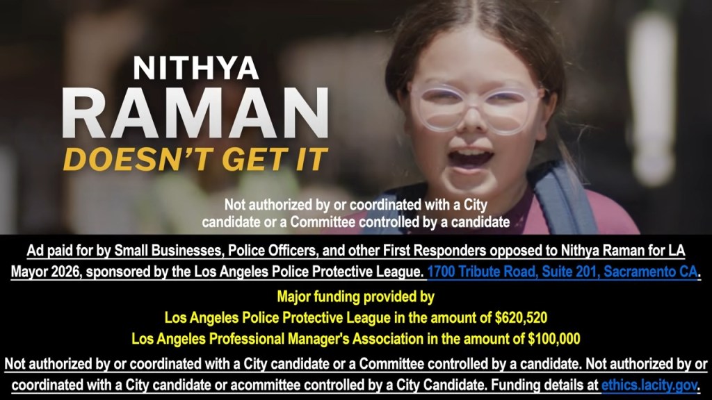 Dramatic new ad blasts Nithya Raman’s stance on homeless encampments: ‘Walking to school shouldn’t be scary’