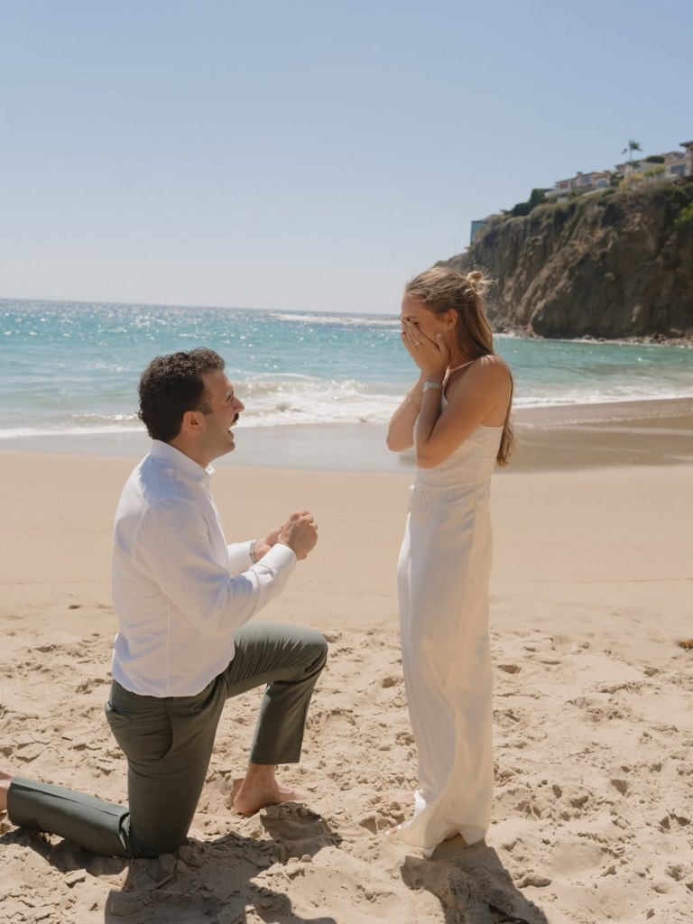 Yankees’ Austin Wells gets engaged to girlfriend in stunning beach scene: ‘Best off day’