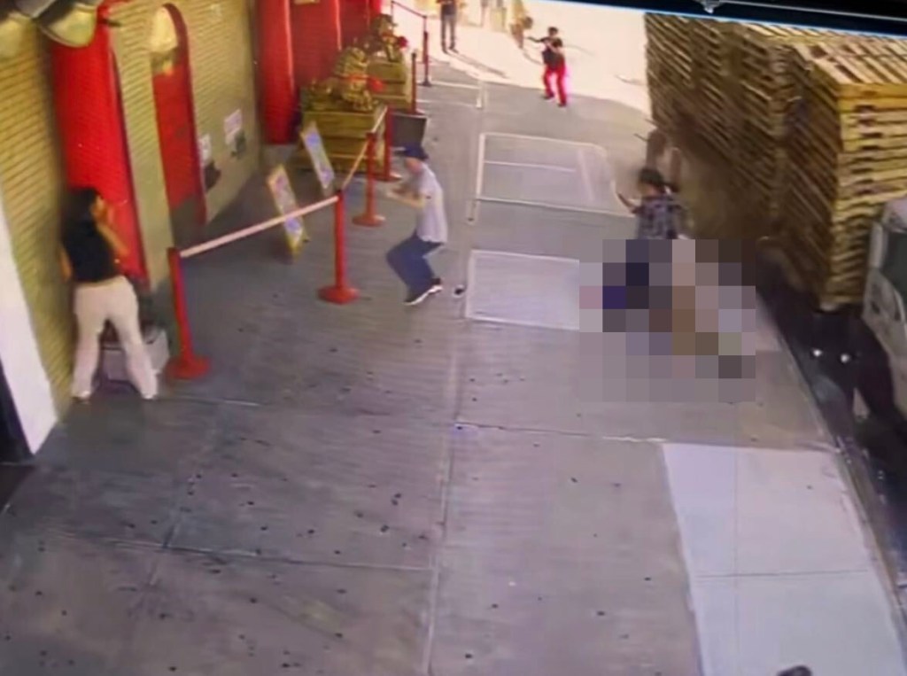 Elderly man killed, two others injured, as cargo truck careens onto busy NYC sidewalk