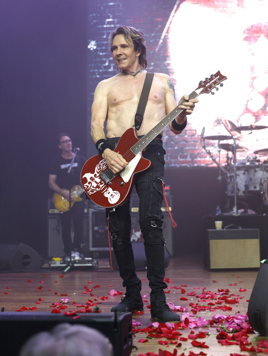 Shirtless Rick Springfield, 77, shows off toned body during Las Vegas concert