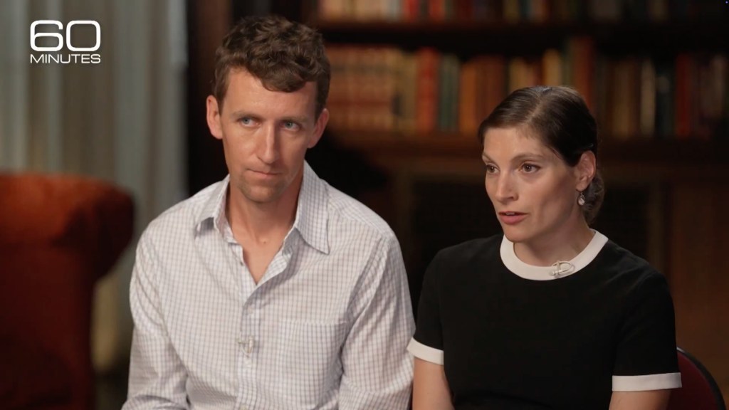 Patrick Clancy’s new wife Rachel Danis reveals how couple met in new clip ahead of ‘60 Minutes’ interview