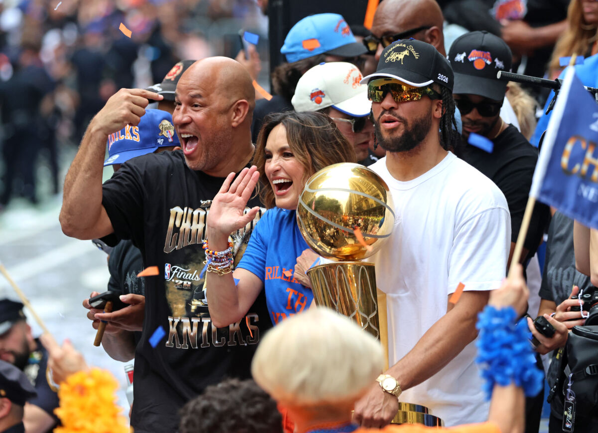 Knicks star Jalen Brunson crashes BFF Mariska Hargitay’s Emmys 2026 opener