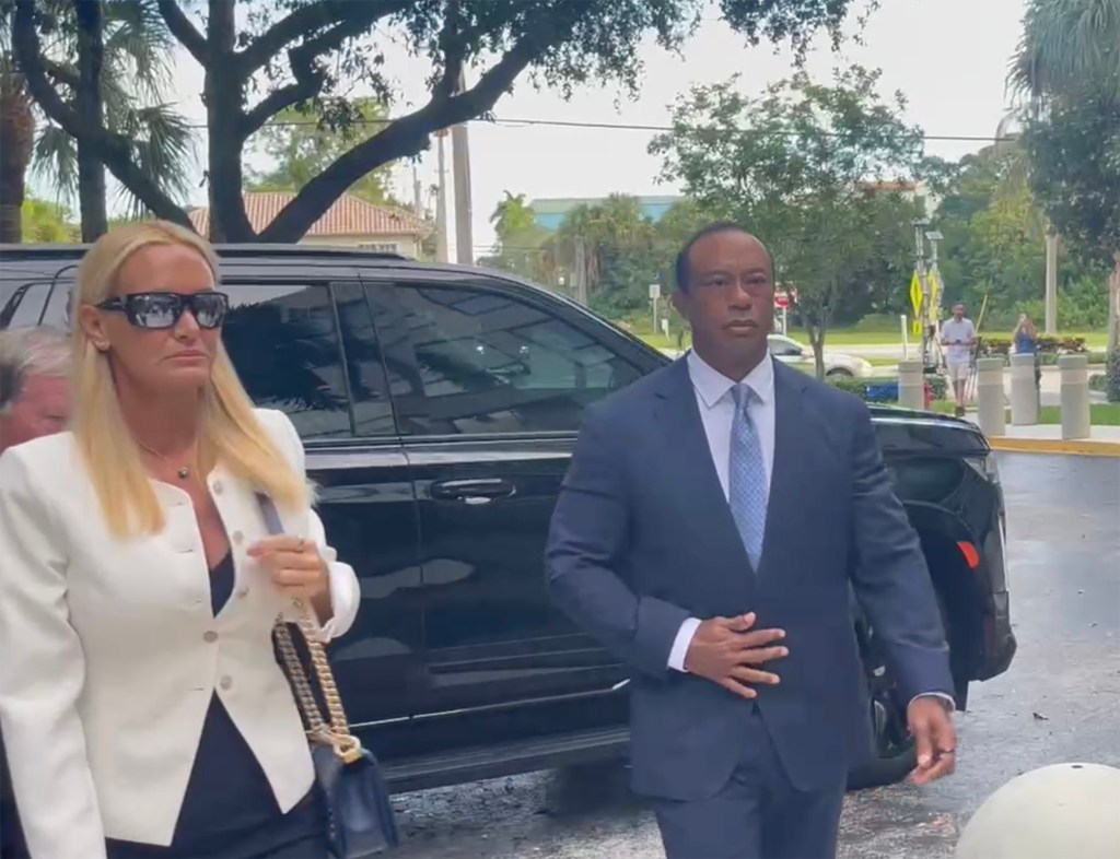 Vanessa Trump stands by Tiger Woods at DUI hearing as couple makes rare joint appearance