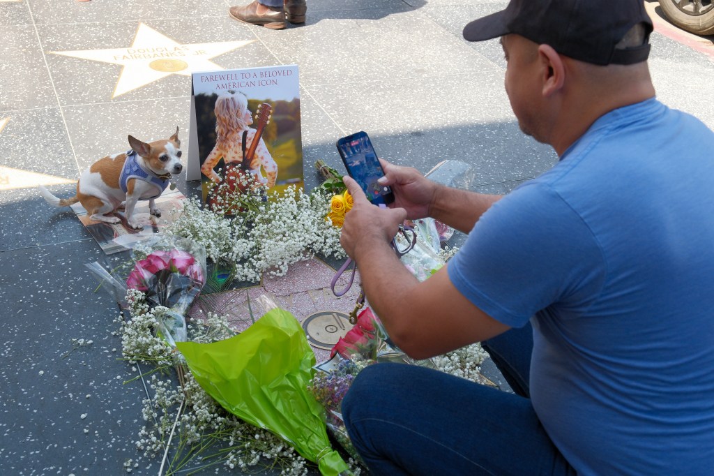 Fury as Dolly Parton’s star on Hollywood Walk of Fame is vandalized a week after her death