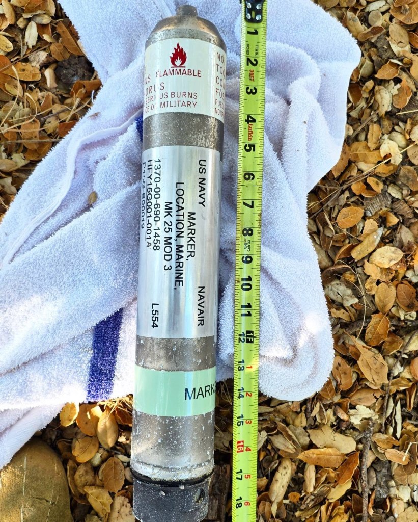 Dangerous military device found abandoned on California beach