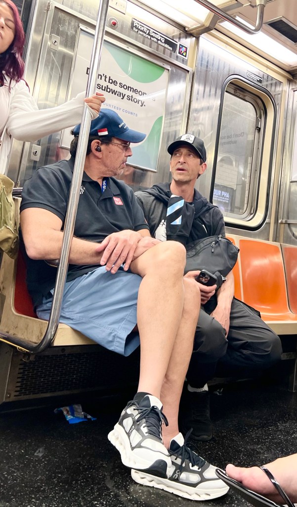 Hollywood A-lister goes incognito as he rides NYC subway