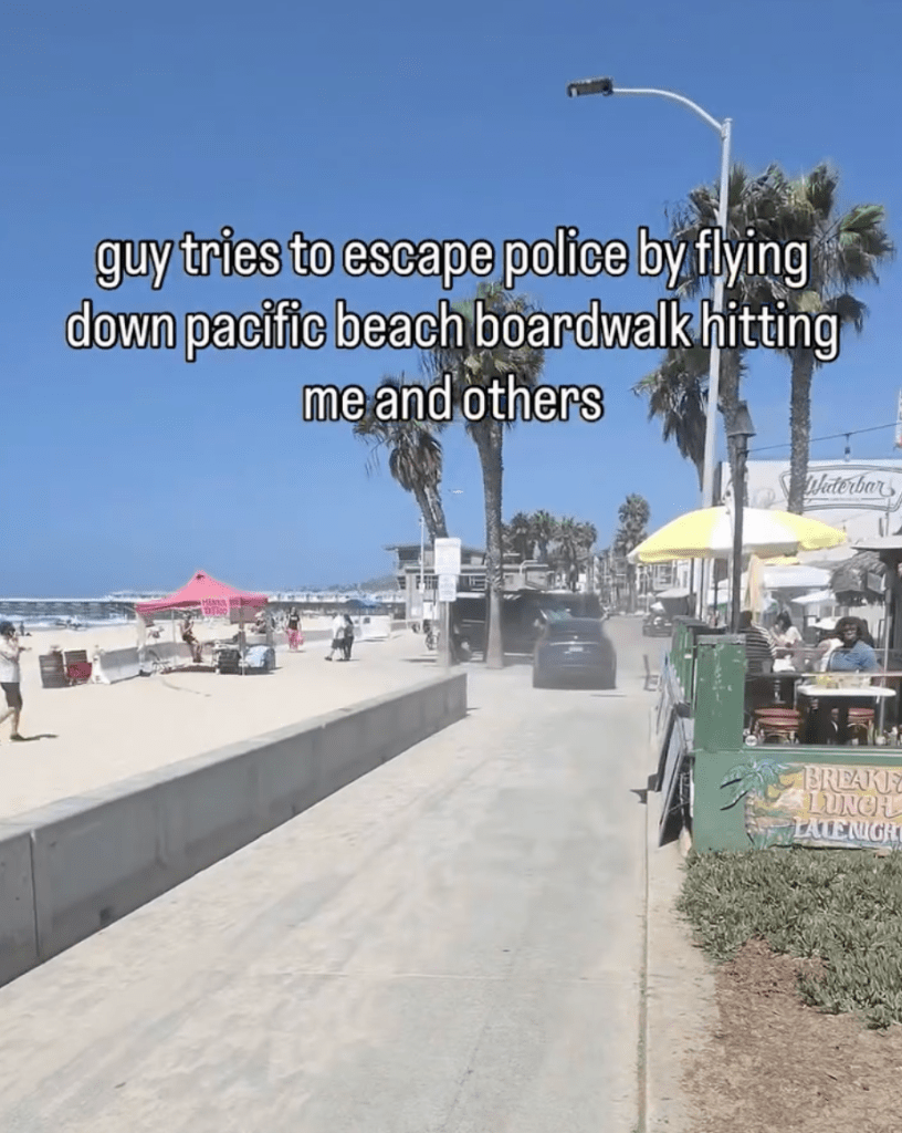 Boardwalk hit-and-run suspect’s extensive rap sheet revealed as he enters court following wild police chase