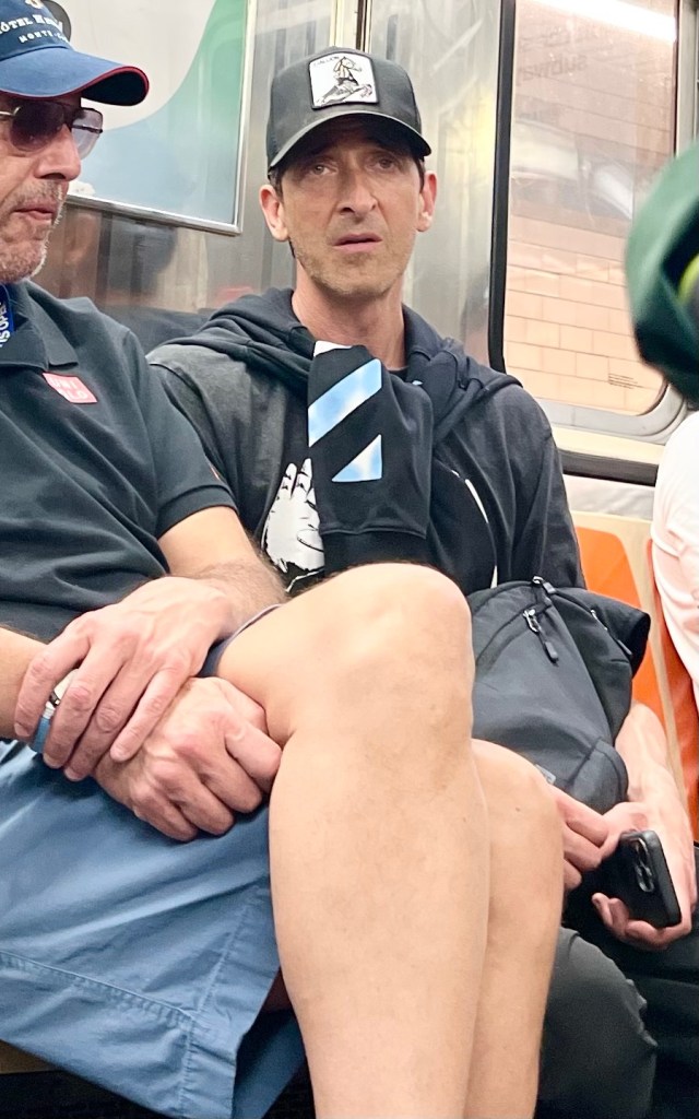 Hollywood A-lister goes incognito as he rides NYC subway