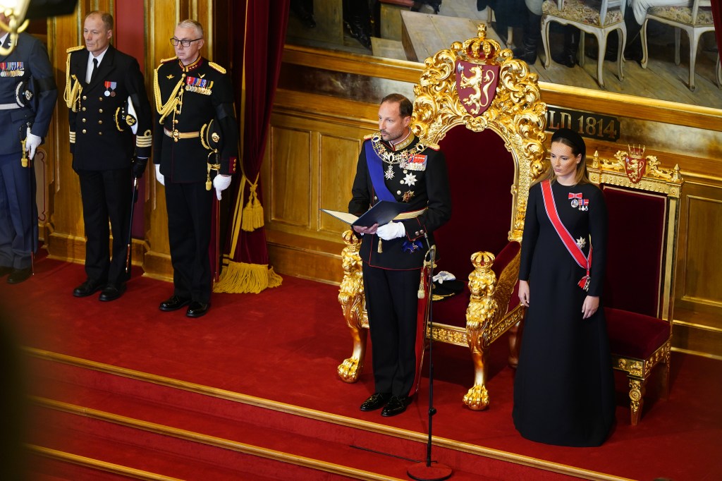 Norway’s King Haakon pledges oath of allegiance following father’s death