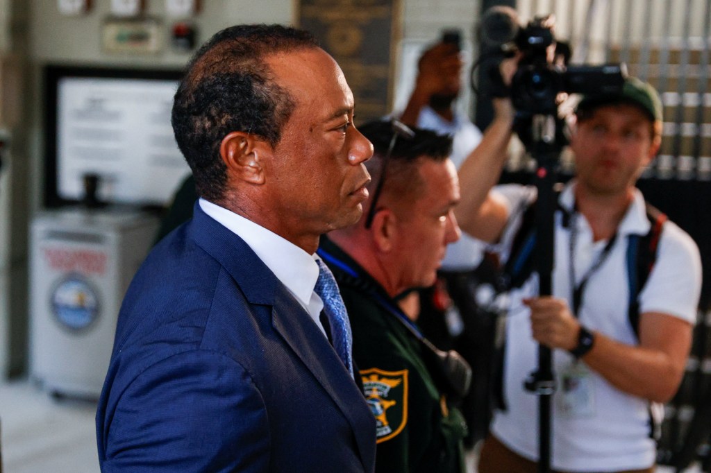 Vanessa Trump stands by Tiger Woods at DUI hearing as couple makes rare joint appearance