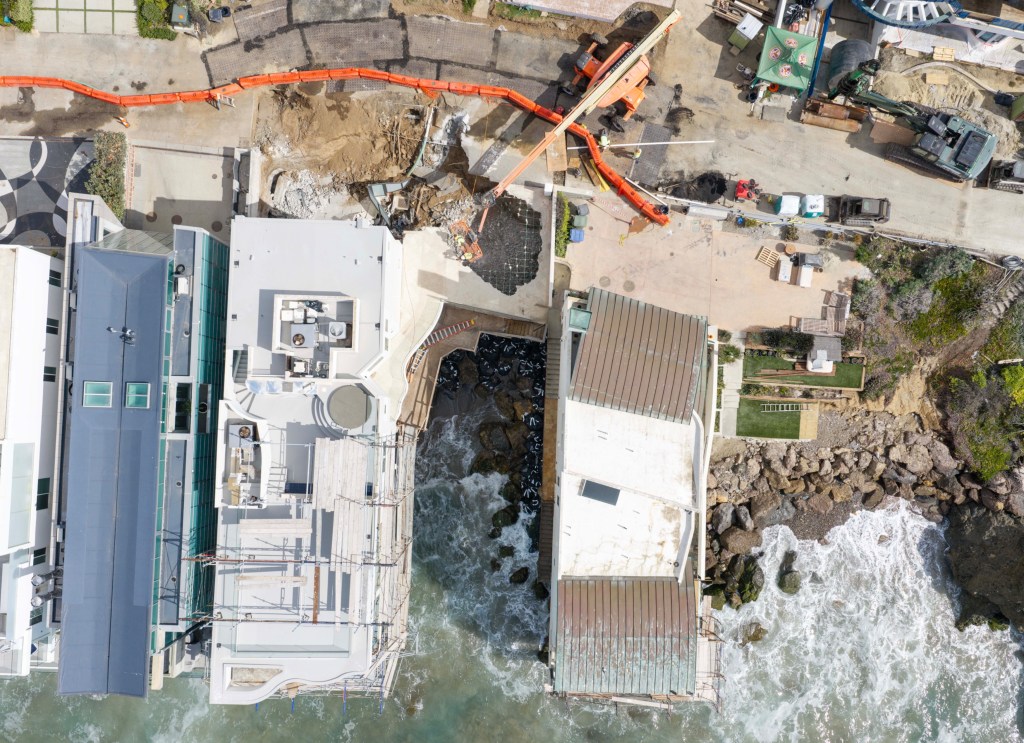 Nicolas Cage’s $10.5M Malibu mansion remains on edge of collapse week after massive sinkhole opened up