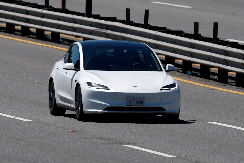 Tesla on autopilot halts on busy highway before giant F-350 truck rear-ends and kills driver