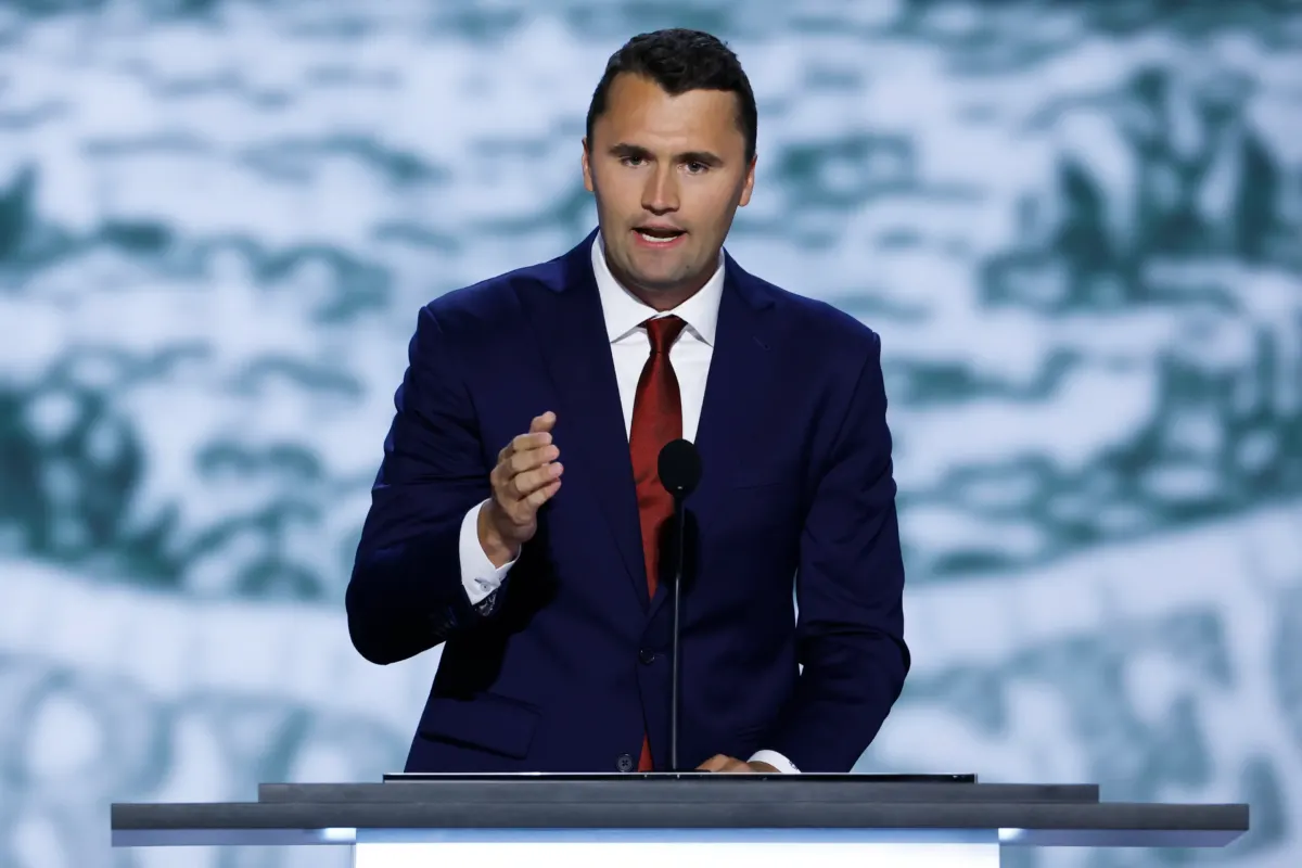 Charlie Kirk statue vandalised with red paint just days after it was unveiled
