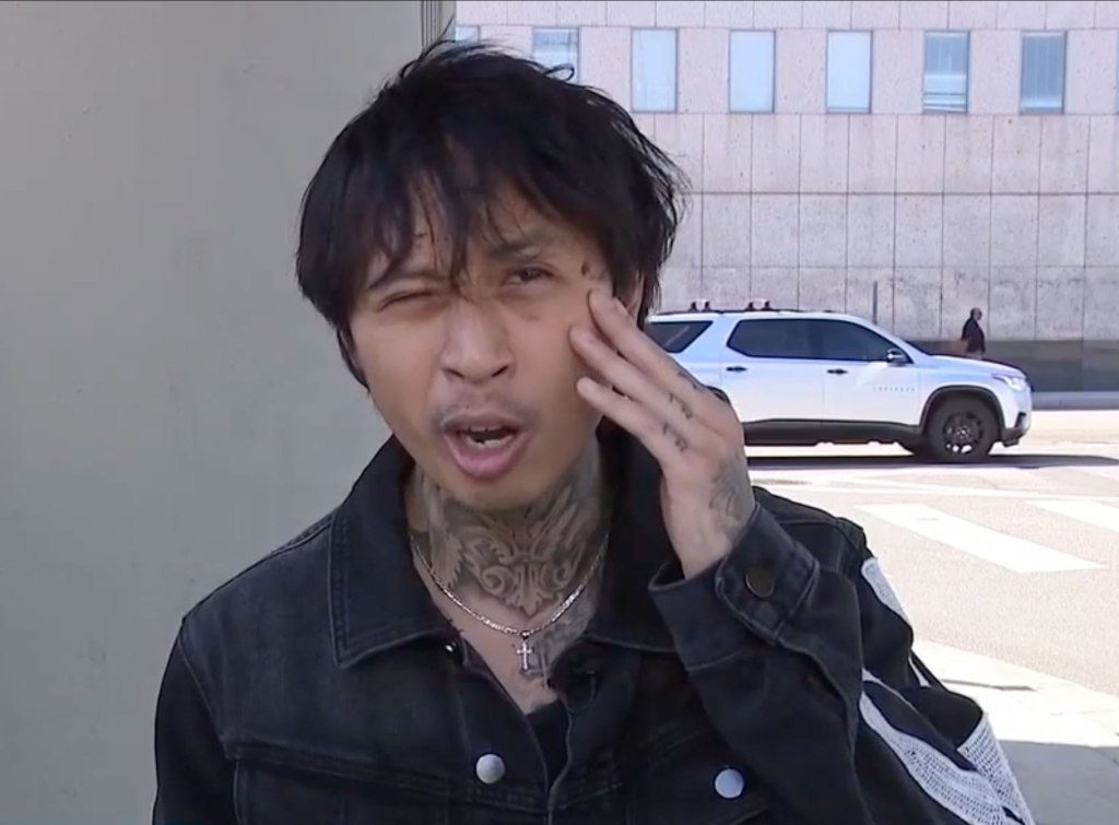 Social media interviewer choked, punched and stabbed by California ‘No Kings’ protesters
