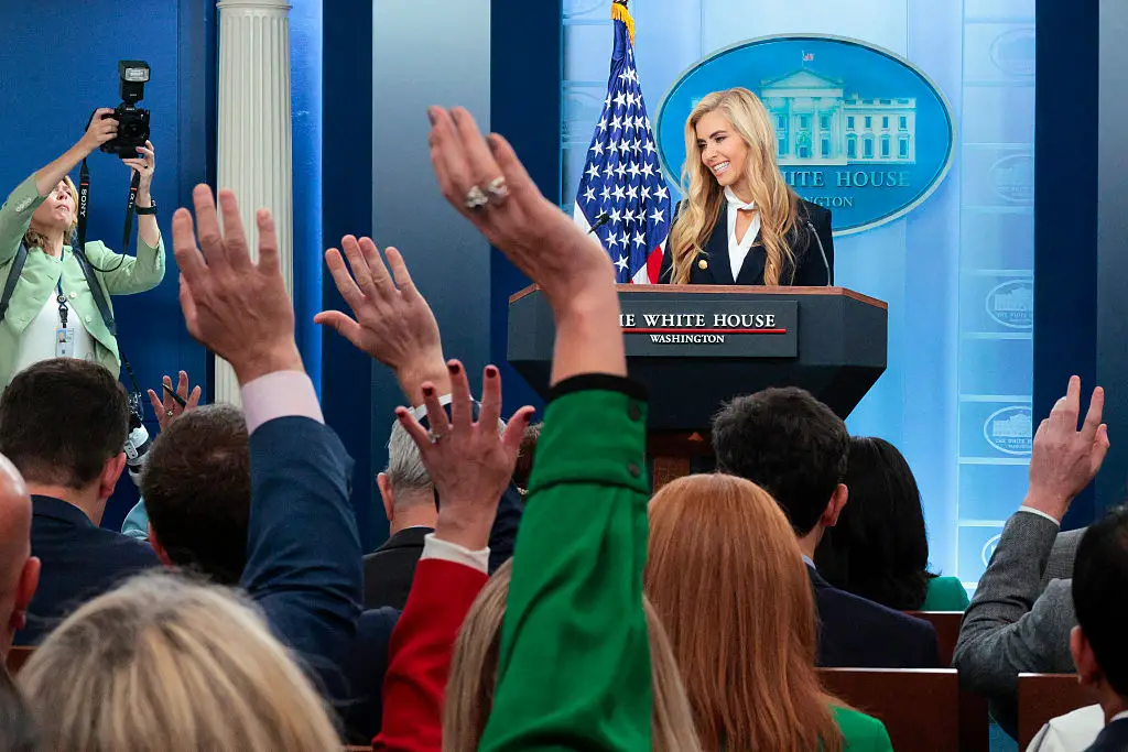 Trump's press secretary Katie Zacharia says where she passed the bar exam and sparks mass confusion