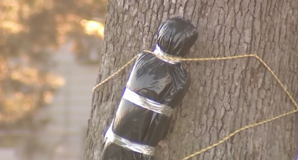 Halloween decorations of hanging bodies outside Pa. Home draws lynching comparisons — NAACP demands removal