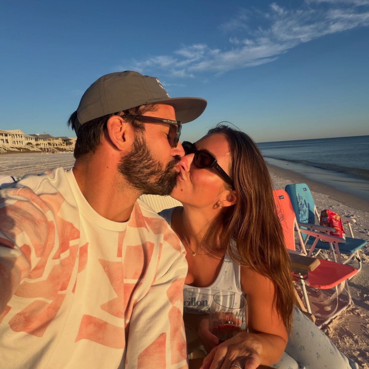 Jessie James Decker and Eric’s kids flaunt matching ‘washboard’ abs in beach photos
