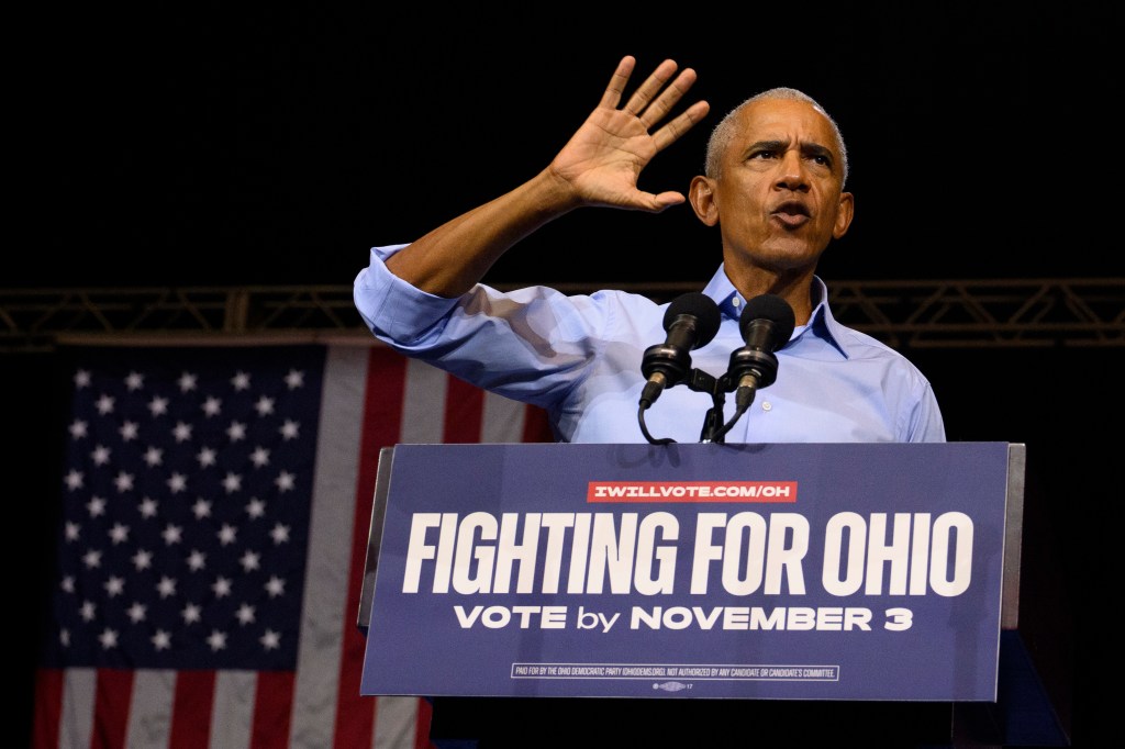 Obama’s ‘Saddam Hussein’s Cheesecake Factory’ jab at Trump comes back to bite him: ‘Guy built himself a wizard prison’