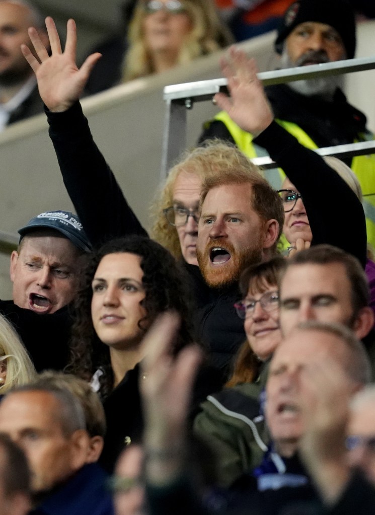 Prince Harry booed during surprise low-key appearance at UK rugby match