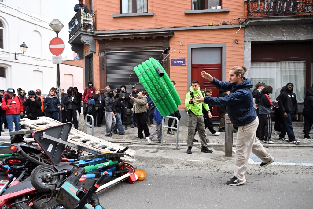 Europe falls under siege as demonstrators battle police, set fires in cites across continent
