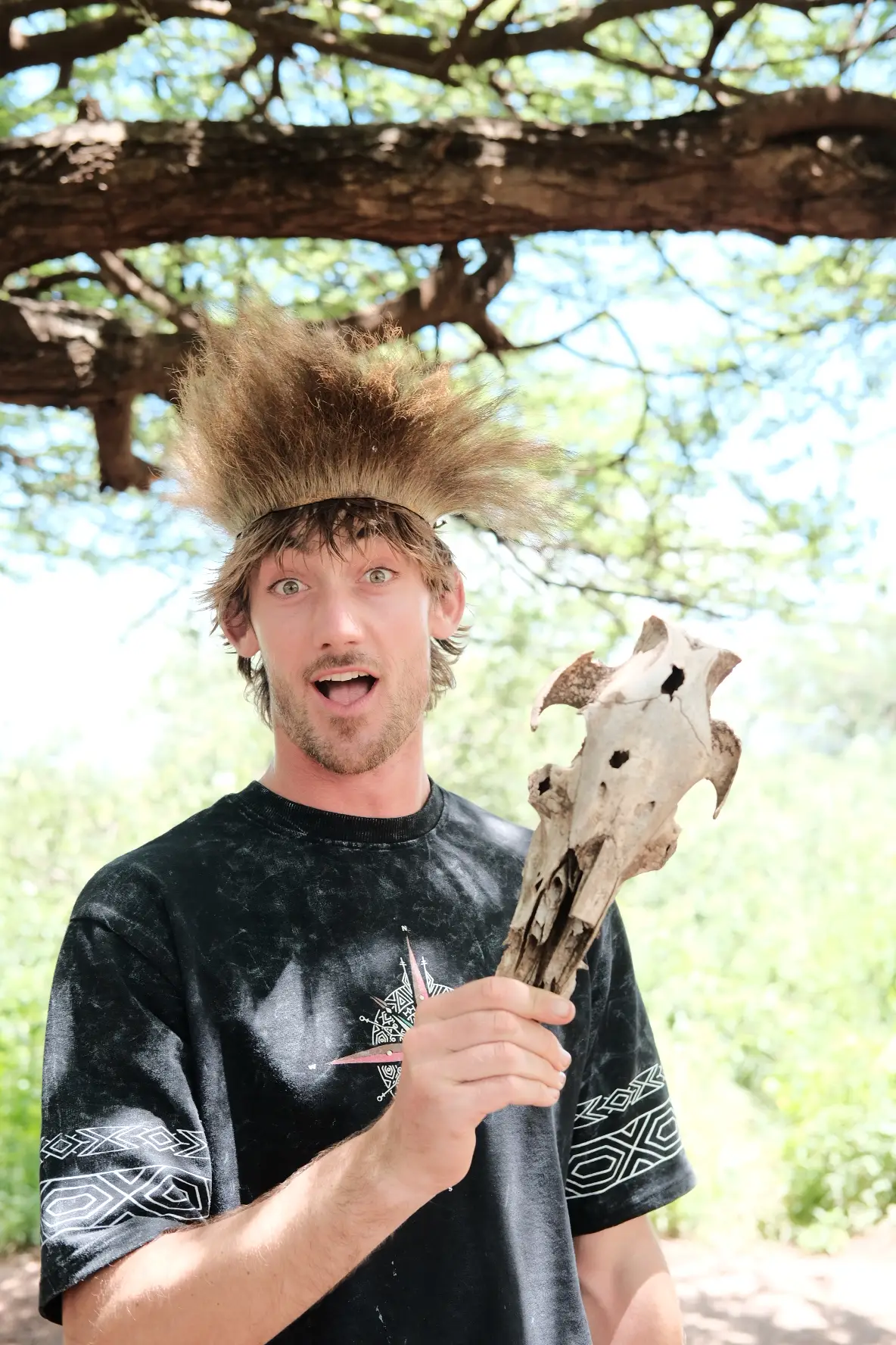 Man who visited Tanzanian tribe details 'crazy' feud with local hyenas after baby was stolen