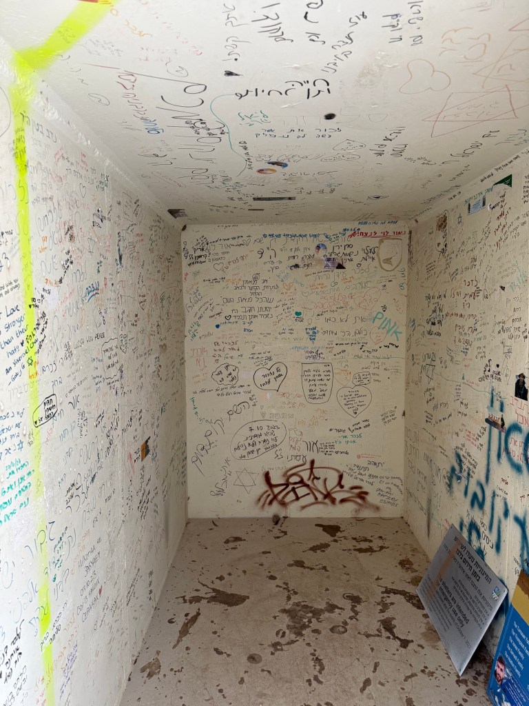 Look inside the roadside bomb shelters on Israel’s ‘Death Road’ that have been transformed into memorials for October 7’s victims
