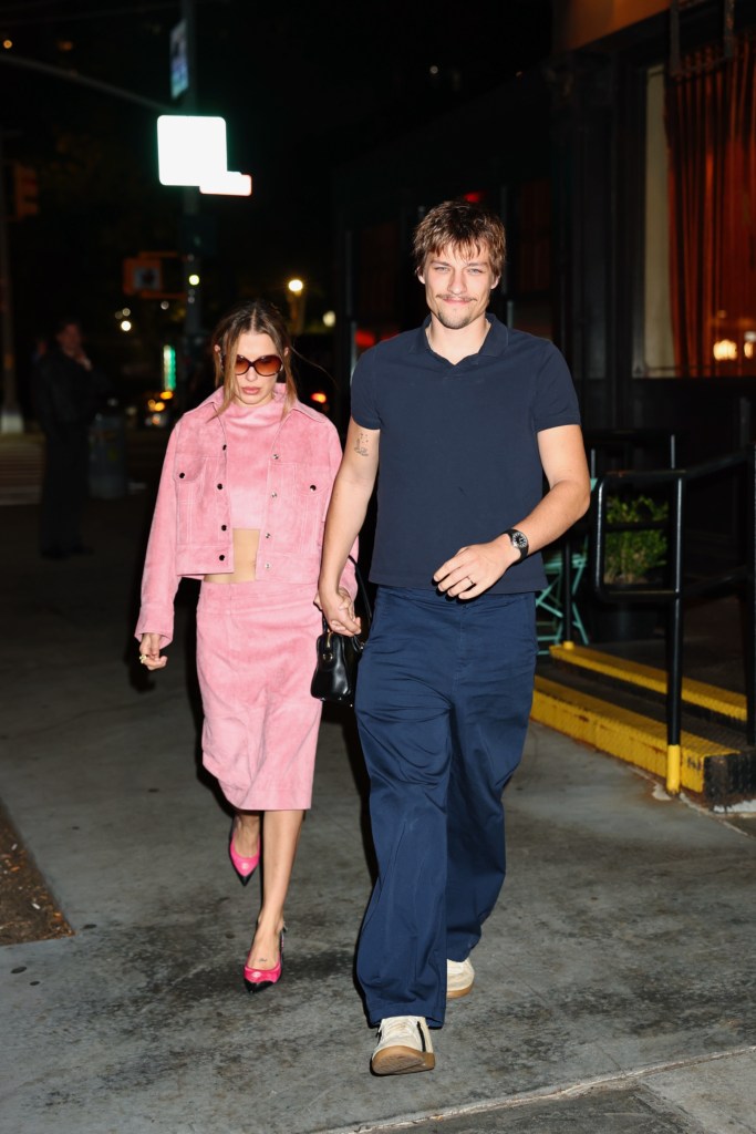 Millie Bobby Brown goes Barbie pink in cropped skirt set for date night with husband Jake Bongiovi