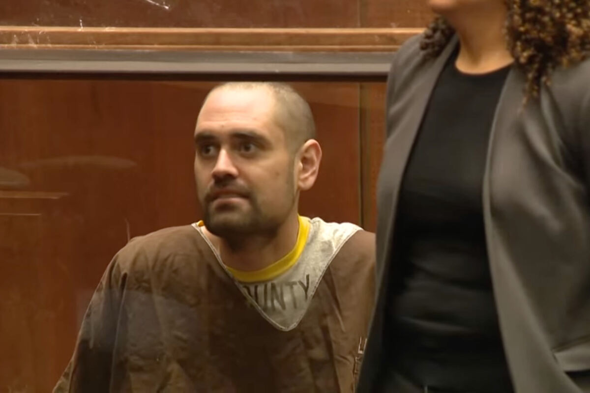 Anxious Nick Reiner rocked in his chair in latest murder hearing as supporters showed up in court