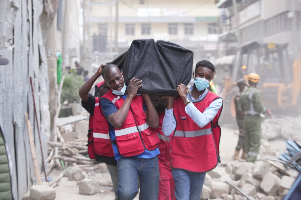 Multi-story building collapses in Kenya, leaving many feared trapped under the rubble