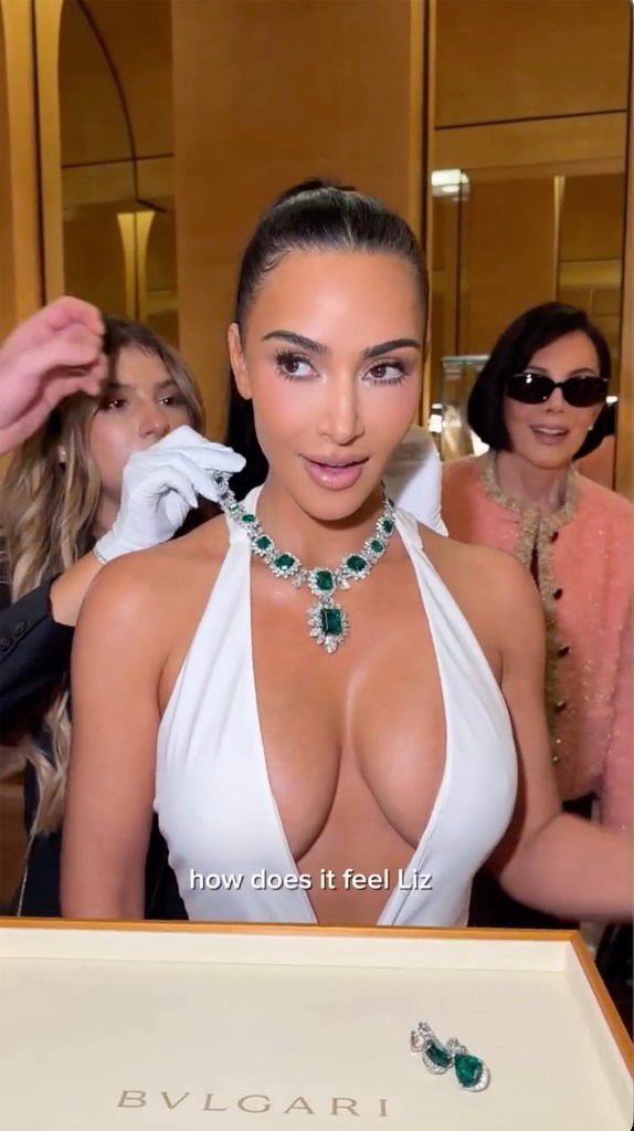 Kim Kardashian plucks Elizabeth Taylor’s $12.7M emerald necklace from the vault